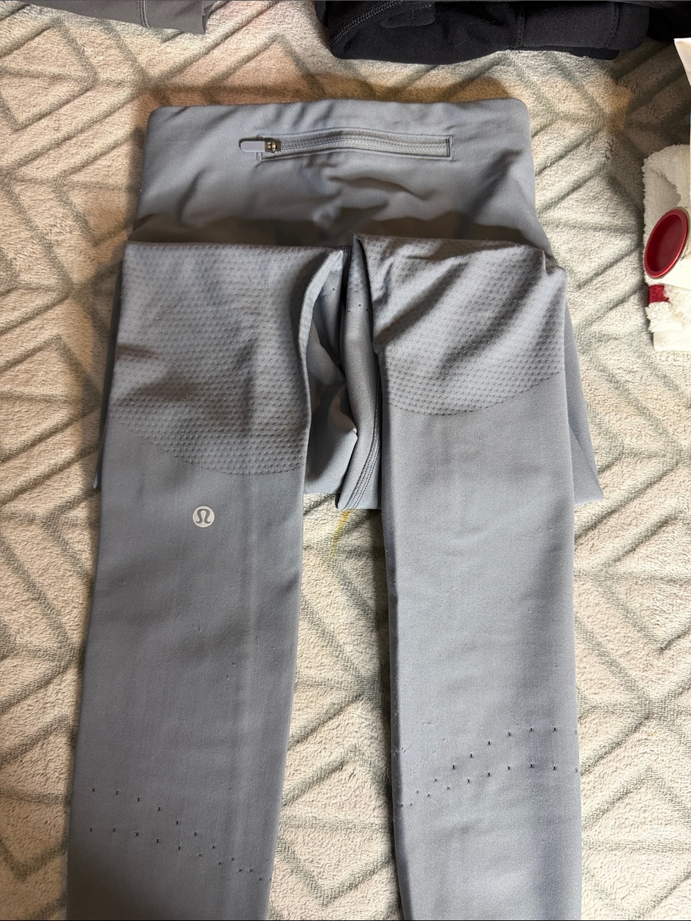 lululemon athletica Men’s Light Gray Training Tights